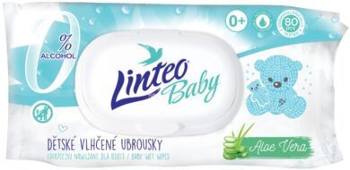 Vlhčené ubrousky Linteo Baby - 80 ks - Pure Fresh  (1303)