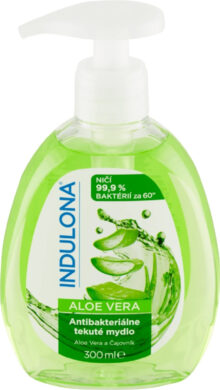 Indulona Aloe Vera antibakteriální tekuté mýdlo dávkovač 300 ml  (6192)